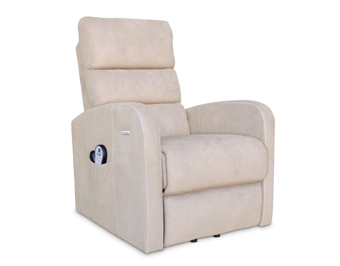 Sillón Levanta Personas Texas Tejido Microfibra con Masaje ondulación y Termoterapia
