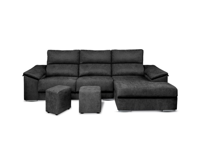 Chaise Longue Talisman Relax com 2 Puff